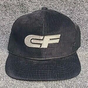 Vintage Consolidated Freight CF Corduroy Snapback Truckers Hat Cap Looks New